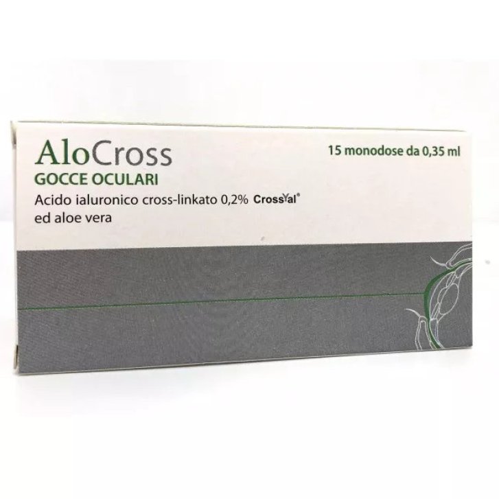Alocross Soluzione Oftalmica Lubrificante Monodose Aloe Vera 15 Flaconcini - Offhealth