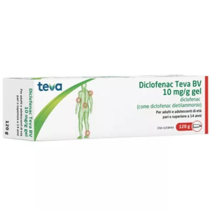 Diclofenac Teva Gel 120g 10mg/g - Teva