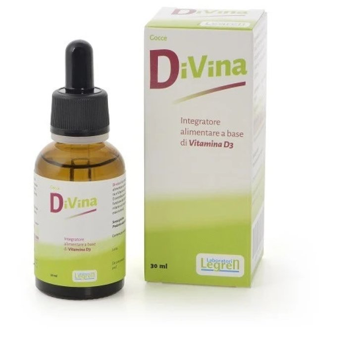 DiVina Gocce Integratore Alimentare Vitamina D3 30 ml - Legren