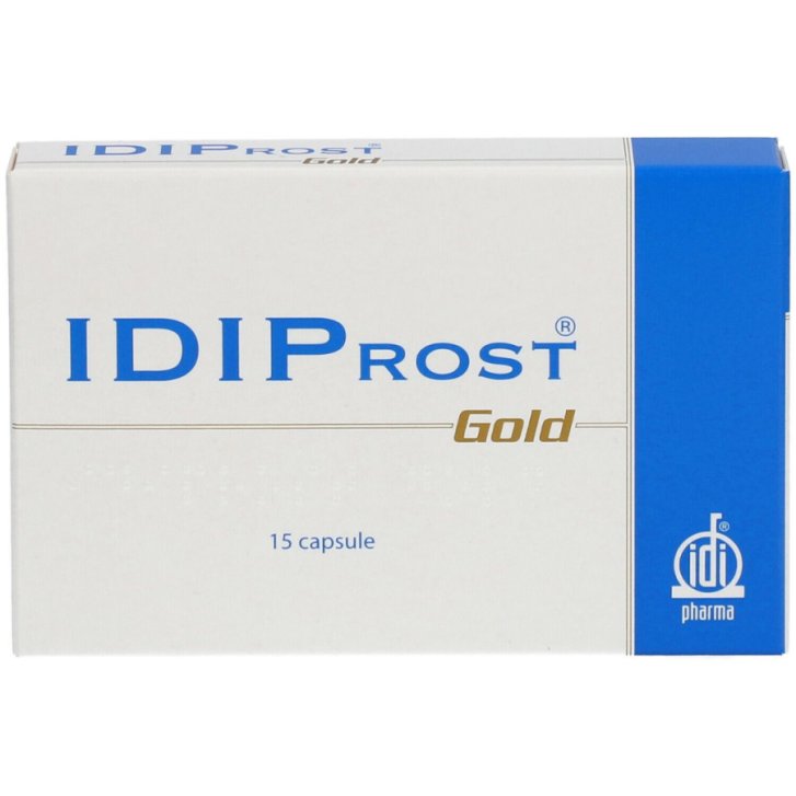 Idiprost Gold Integratore per Prostata con Serenoa repens 15 Capsule - IDI