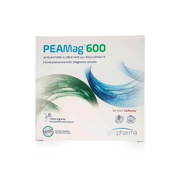 PEAMag 600 Integratore per il Sistema Nervoso in Stick Orosolubili 28 pz - Geofarma