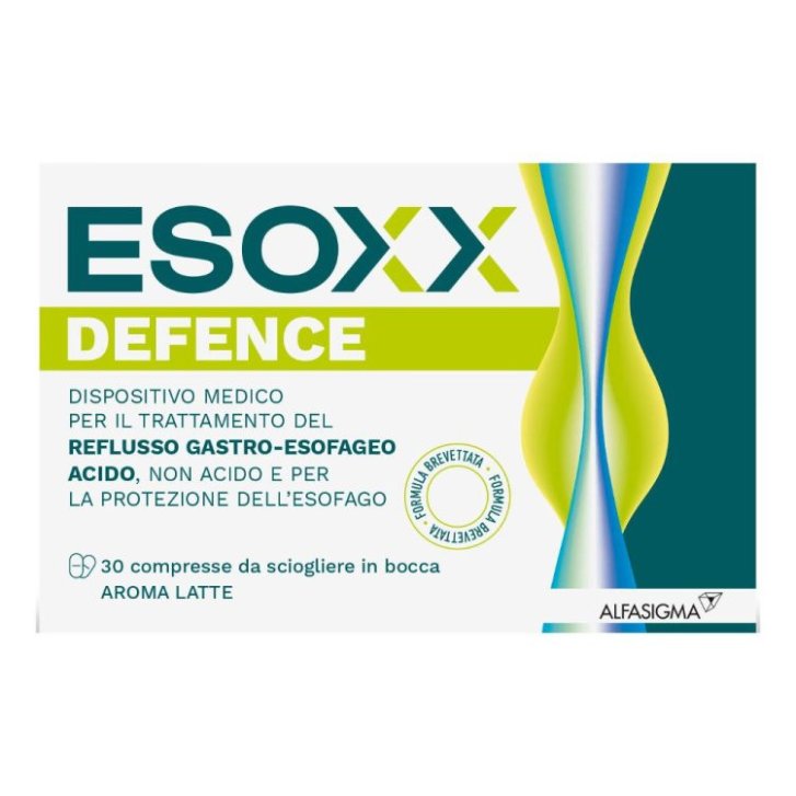 Esoxx Defence Dispositivo Medico per Reflusso Gastroesofageo 30 Compresse - Esoxx