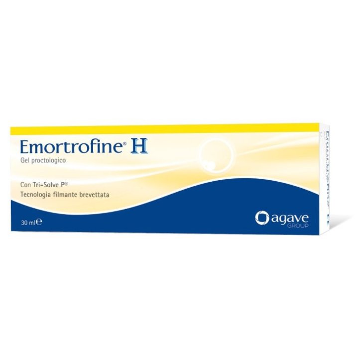 Emortrofine H Gel Proctologico per Emorroidi e Ragadi Anali 30ml - Agave