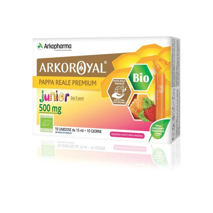 Arkoroyal Pappa Reale Junior 500mg Integratore Unidose - Arkofarm