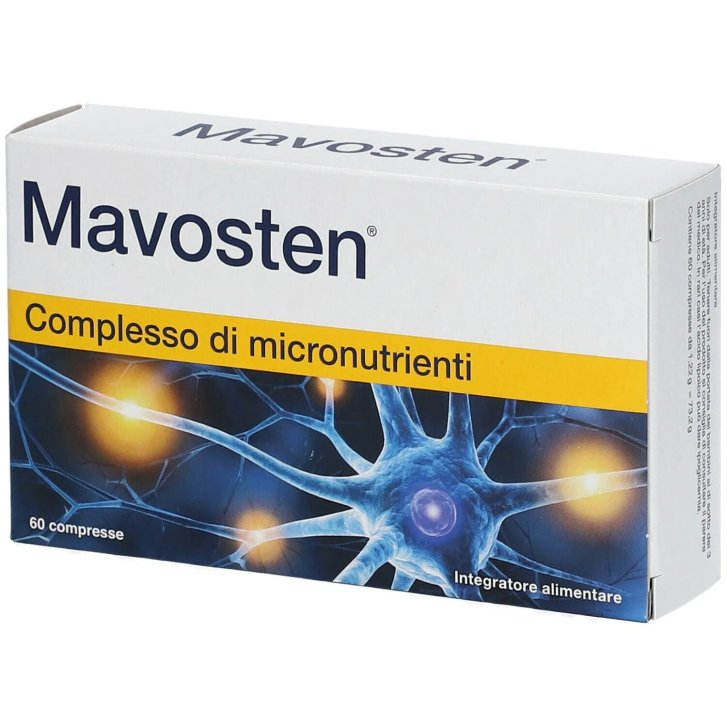 Mavosten integratore sistema nervoso con acido alfa-lipoico vitamine e minerali 60 compresse