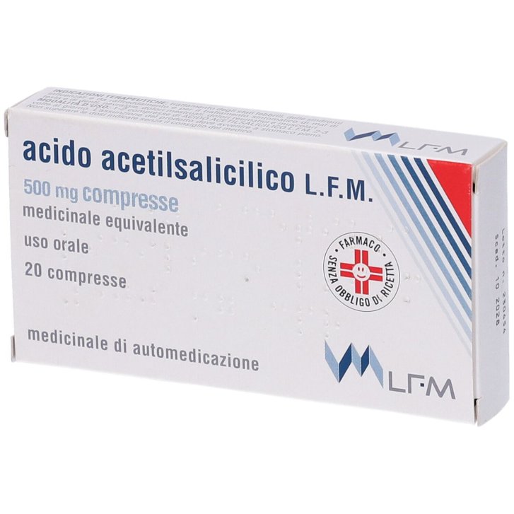 Acido Acetilsalicilico L.F.M. 500mg 20 Compresse - L.F.M.
