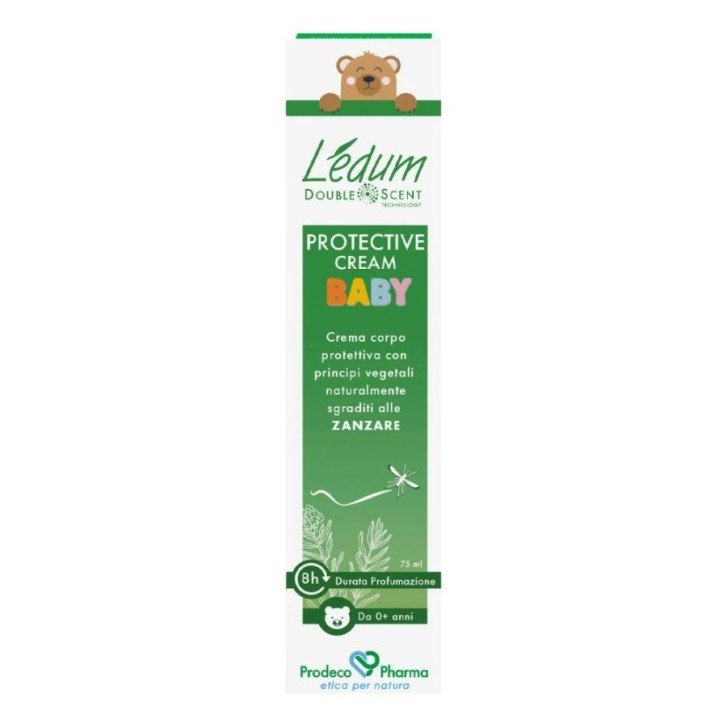 Ledum DS crema protettiva baby anti-zanzare con oli essenziali 75ml - Prodeco Pharma