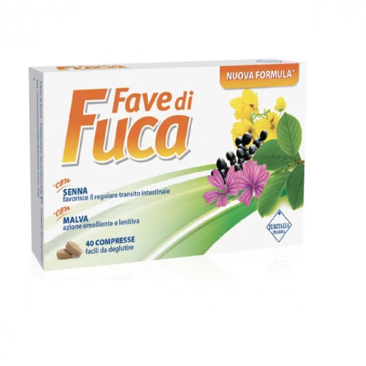 Fave di Fuca integratore transito intestinale con senna e malva 40 compresse - Euritaliapharma