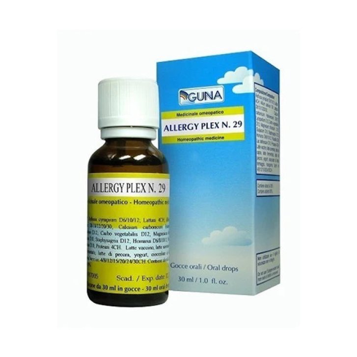 Allergyplex 29 Polline Gocce Omeopatiche Allergie 30 ml - Guna