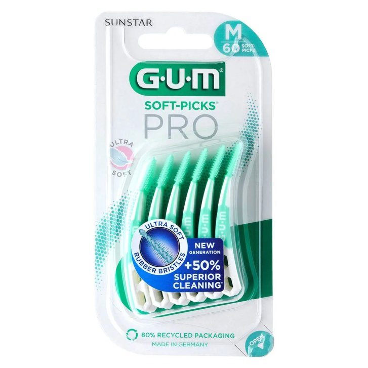 Gum Easy Flossers forcelle interdentali monouso aroma menta 30 pezzi - GUM