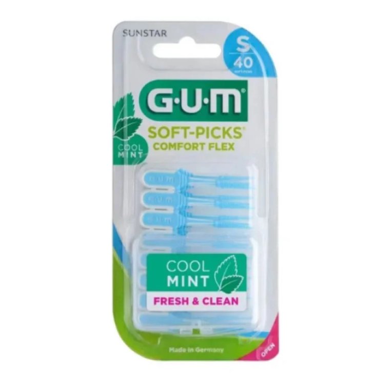Gum Soft-Picks Comfort Flex scovolini interdentali menta misura Small 40 pezzi - Gum
