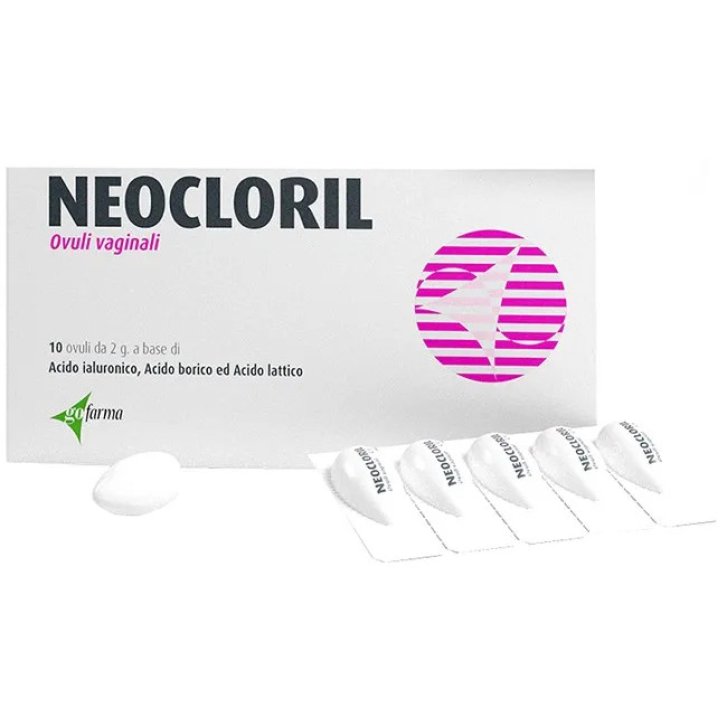 Neocloril Ovuli Vaginali per Difesa Intima 10 Ovuli - Go Farma