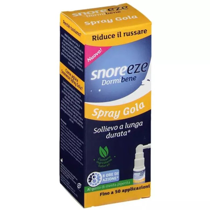 Snoreeze Spray Gola Antirussamento Dispositivo Medico 23,5ml - Snoreeze