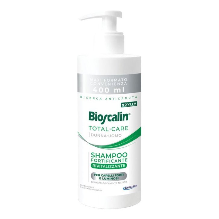 Bioscalin Total Care Shampoo Fortificante Rivitalizzante per Capelli Deboli e con Tendenza alla Caduta 400 ml - Bioscalin Bioscalin Total Care Shampoo Fortificante Rivitalizzante per Capelli Deboli e con Tendenza alla Caduta 400 ml - Bioscalin