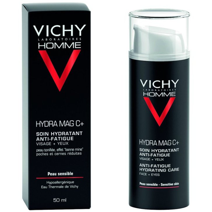 Vichy Homme Hydra Mag C+ Trattamento Idratante Viso e Occhi 50ml - Vichy