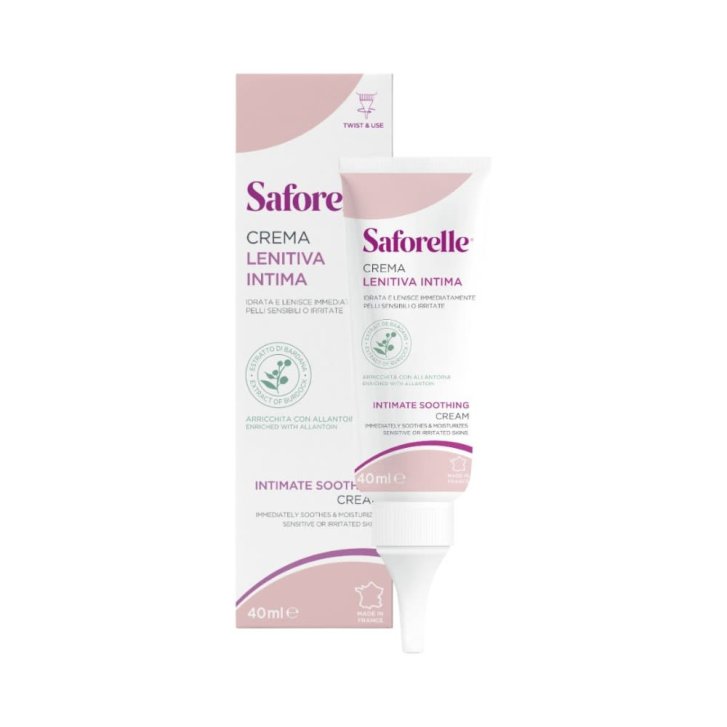 Saforelle Crema Lenitiva Intima con Bardana e Allantoina per Pelli Sensibili 40ml - Saforelle