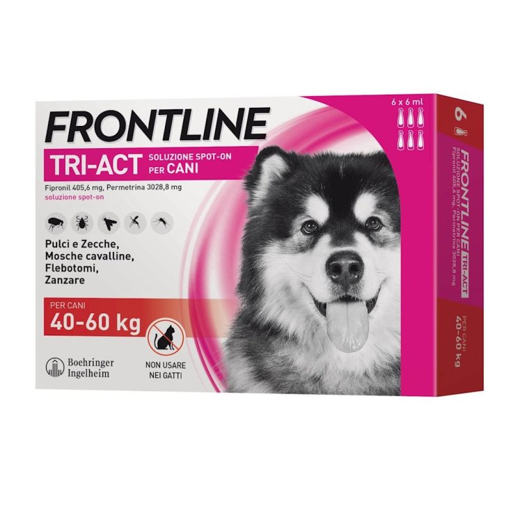 Frontline Tri-Act Soluzione Spot-On per Cani 40-60 kg - Frontline