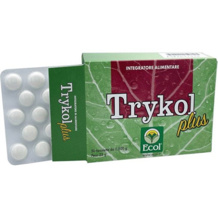 Trykol Plus Integratore per Colesterolo in Compresse 50 Tavolette - Ecol Trykol Plus Integratore per Colesterolo in Compresse 50 Tavolette - Ecol
