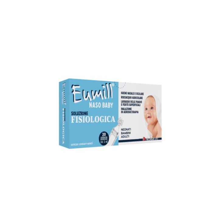 Eumill Naso Baby Soluzione Fisiologica Sterile Monodose 20x5ml - Recordati