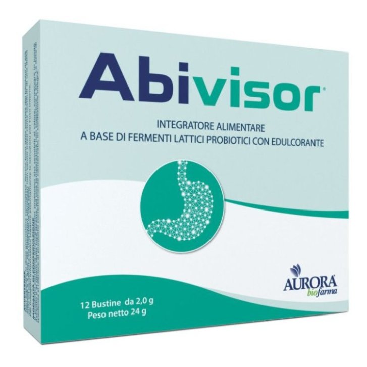 Abivisor Integratore Fermenti Lattici per Flora Intestinale 12 Bustine - Aurora