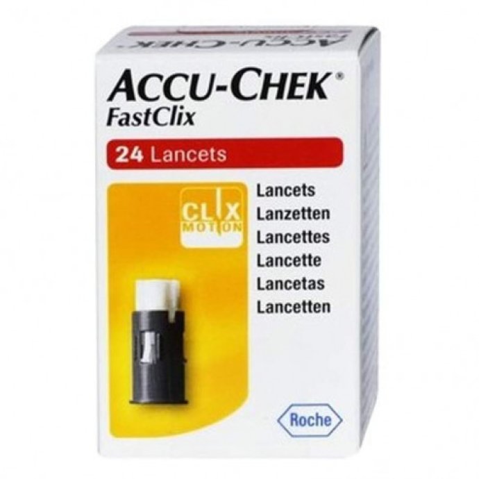 Fastclix Lancette Pungidito 24 Pezzi - Accu-Chek Fastclix Lancette Pungidito 24 Pezzi - Accu-Chek