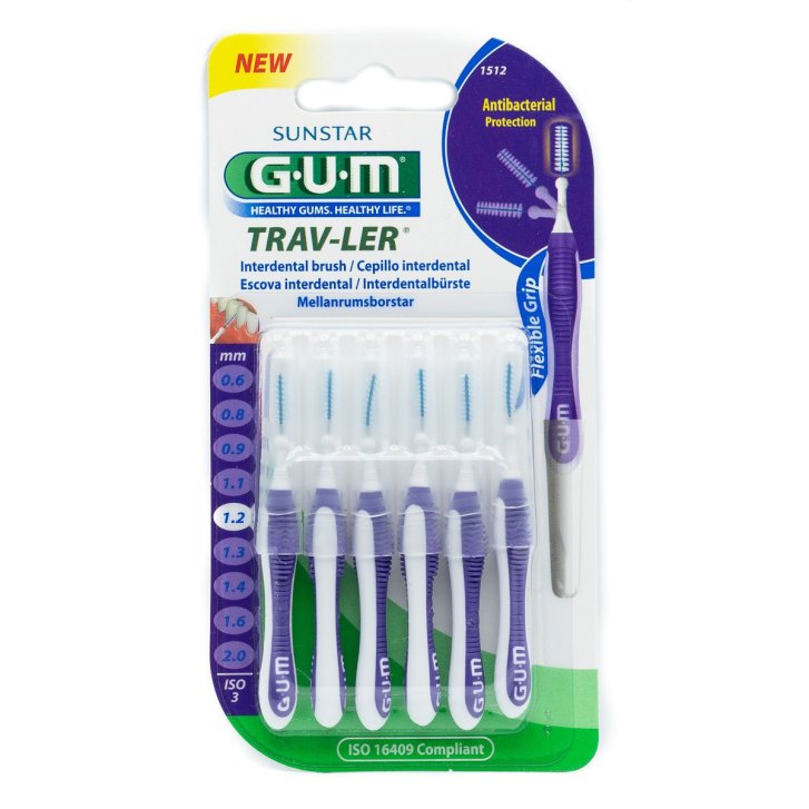 Scovolini Interdentali 1.2 mm 6 Pezzi - Gum