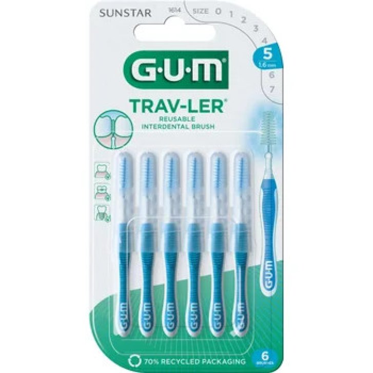 Trav-Ler 1,6 Scovolino Pro 4+2 Pezzi - Gum Trav-Ler 1,6 Scovolino Pro 4+2 Pezzi - Gum
