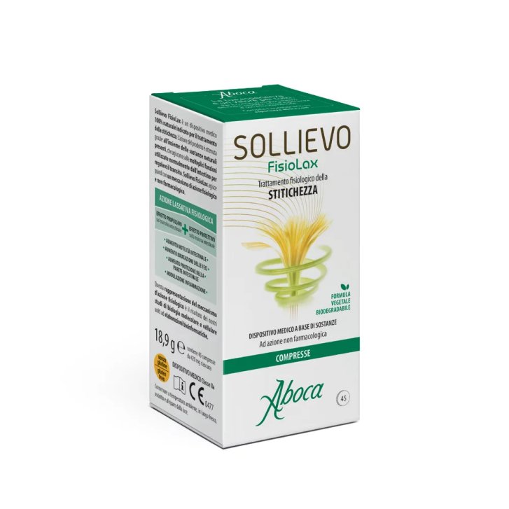 Sollievo FisioLax Dispositivo Medico per Stitichezza 90 Compresse - Sollievo