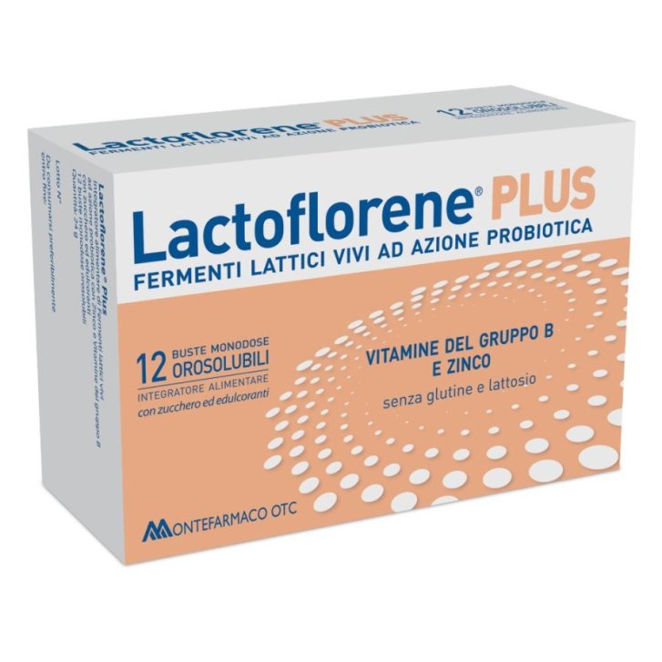Lactoflorene Plus Integratore Fermenti Lattici 12 Buste Monodose - Montefarmaco