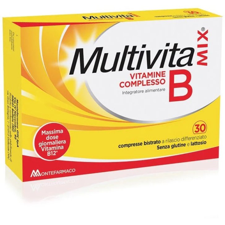 Multivitamix Vitamine Complesso B Integratore 30 Compresse - Multivitaminix