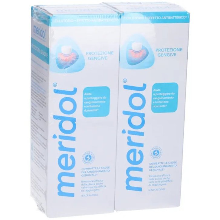 Meridol Collutorio Protezione Gengive Senza Alcol 2 x 400 ml - Meridol