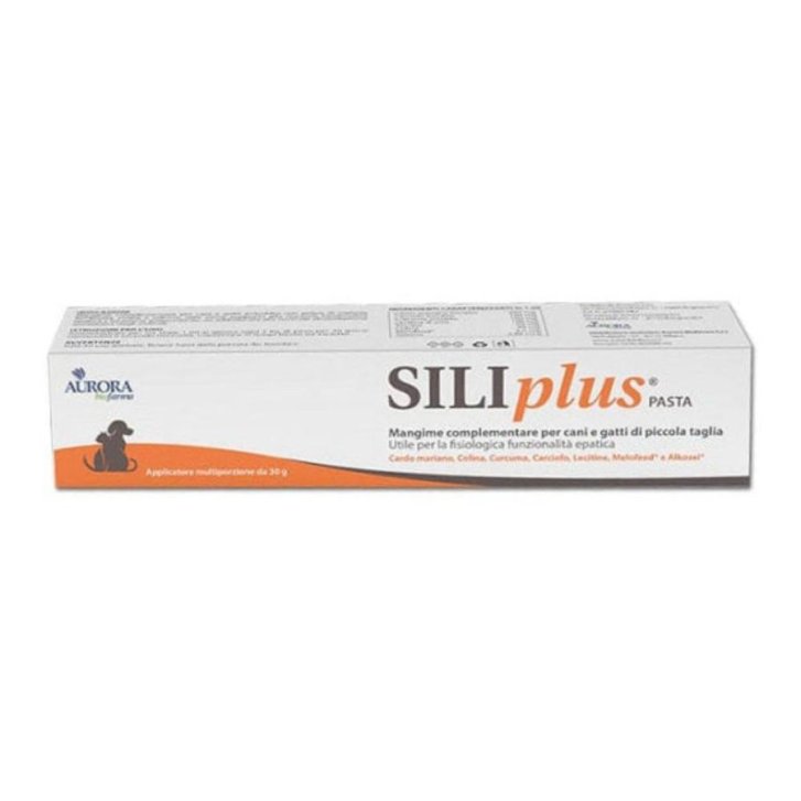 Siliplus Pasta Mangime Complementare Supporto Epatico e Antiossidante per Cani e Gatti 30g - Aurora Biofarma Siliplus Pasta Mangime Complementare Supporto Epatico e Antiossidante per Cani e Gatti 30g - Aurora Biofarma