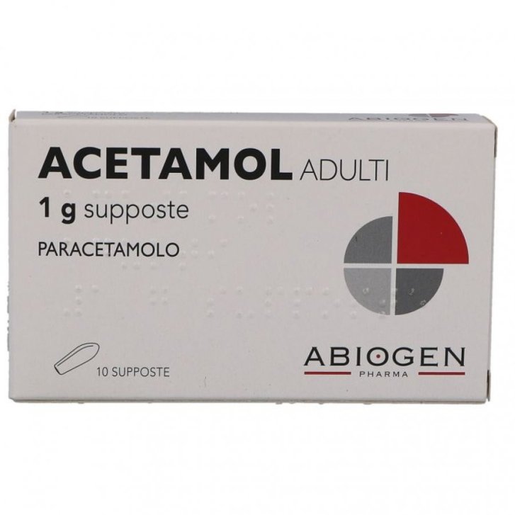 Acetamol 1 g Supposte – ABIOGEN PHARMA
