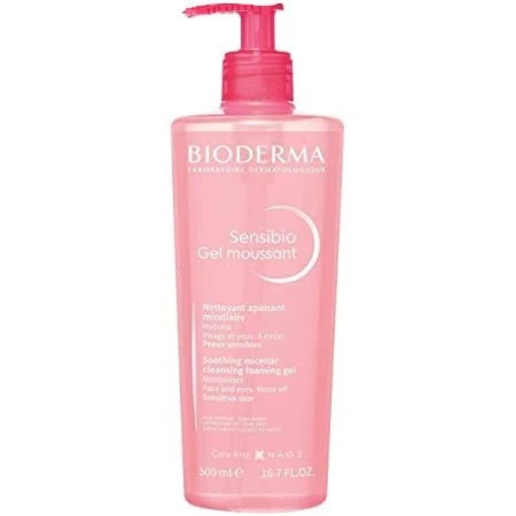 Sensibio Gel Moussant Detergente Delicato Viso 500ml - Bioderma