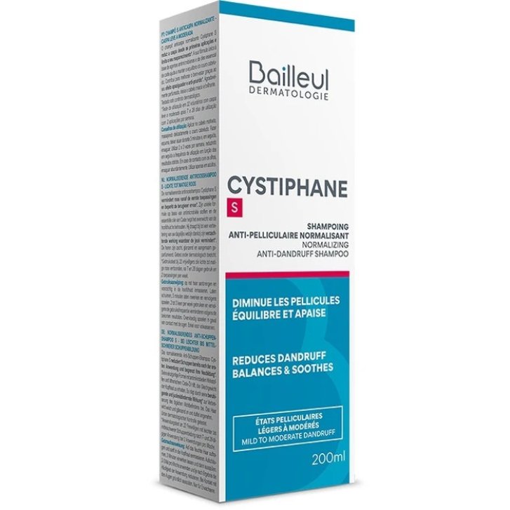 Cystiphane S Shampoo Antiforfora Normalizzante Capelli Normali 200ml - LABORATOIRES BAILLEUL