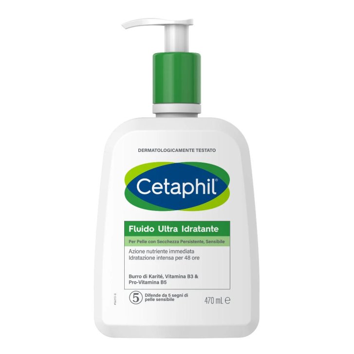 Fluido Ultra Idratante Pelle Secca Viso e Corpo 470ml - Cetaphil