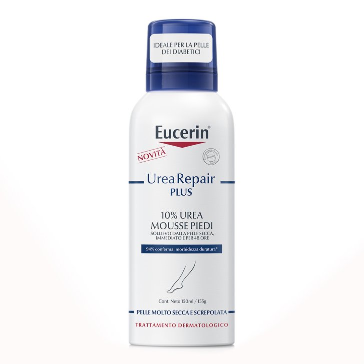 Mousse Piedi UreaRepair Plus 10% Urea 150ml - Eucerin