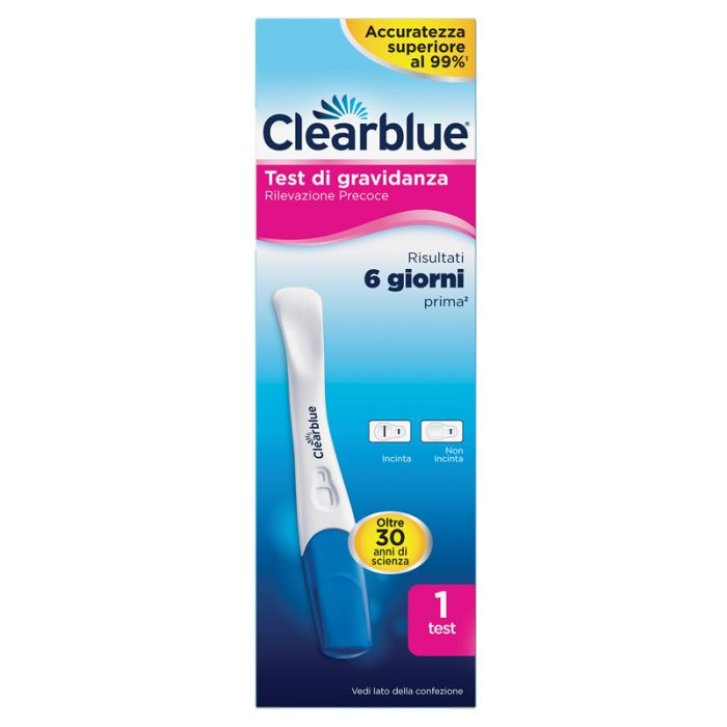 Clearblue Test di Gravidanza Rilevazione Precoce fino a 6 Giorni Prima 1 Test - Clearblue