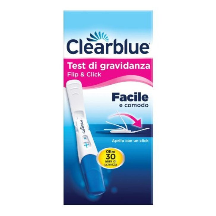 Clearblue Flip & Click Test di Gravidanza con Risultato + o - in 3 Minuti 1 Pezzo - Clearblue