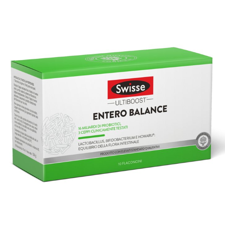 Swisse Entero Balance Integratore per Flora Intestinale 10 Flaconcini - Swisse