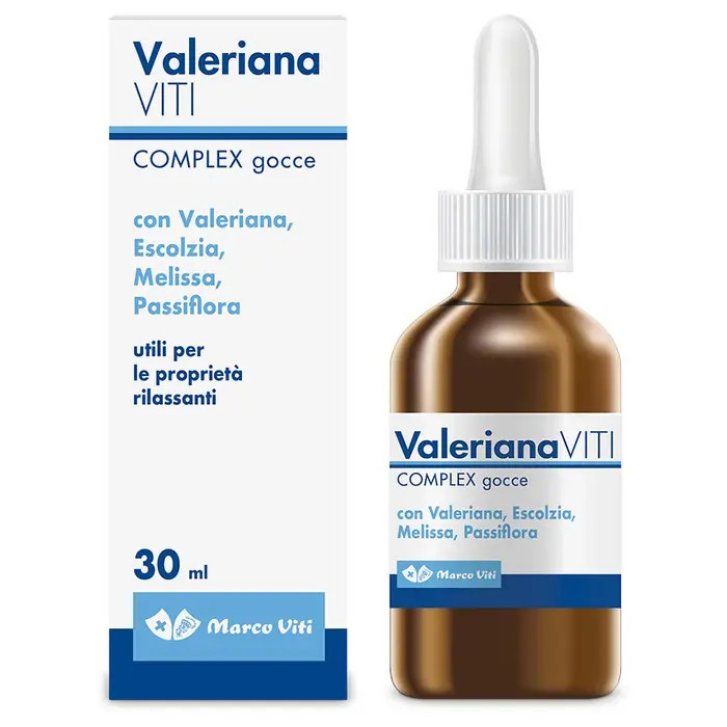 Valeriana Viti Complex Gocce Rilassanti 30ml - Valeriana Viti