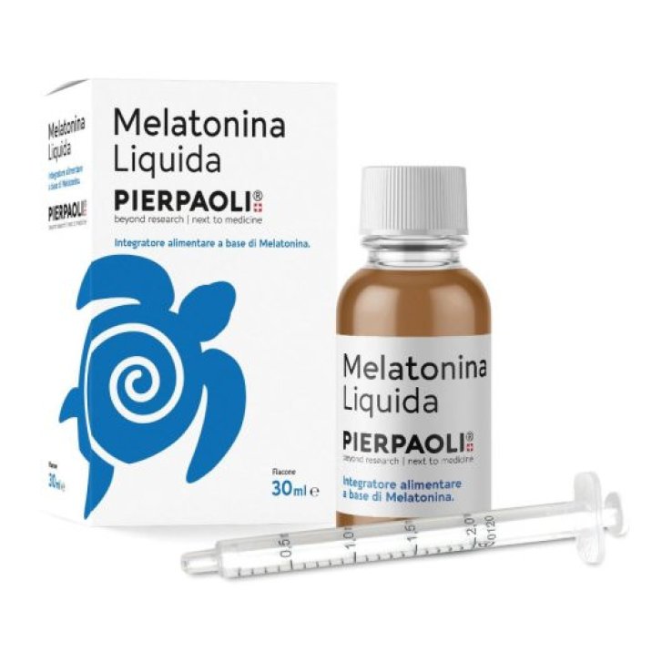 Melatonina Liquida Integratore Sonno 1mg Senza Glutine e Lattosio 30ml - Pierpaoli