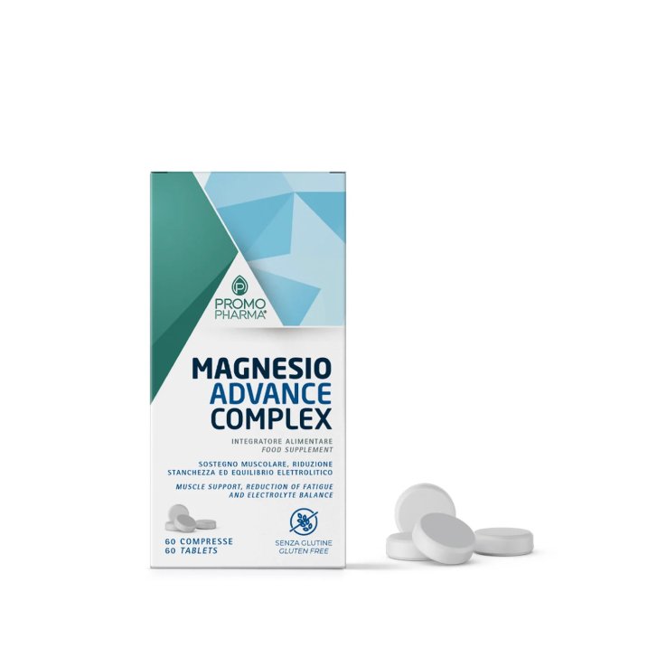 Magnesio Advance Complex Integratore per Ossa Muscoli e Sistema Nervoso 60 Compresse - Promopharma