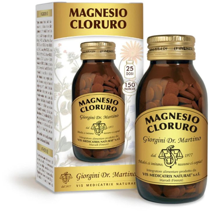 Magnesio Cloruro Integratore con Vitamina B6 150 Pastiglie - Giorgini