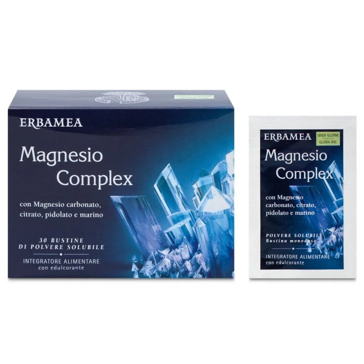 Magnesio Complex Integratore per Metabolismo Energetico 30 Bustine - Erbamea