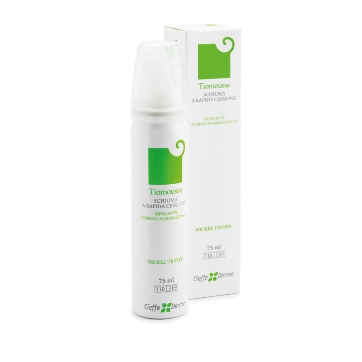 Tiomousse Schiuma Antiforfora e Desquamazione con Tioconazolo e Acido Salicilico 75ml - Cieffe Derma
