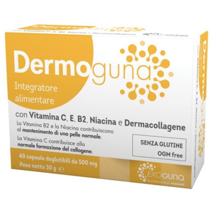 Dermoguna Integratore per Pelle, Unghie e Capelli 60 Capsule - Guna