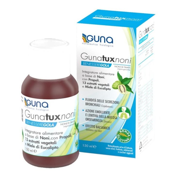 Gunatuxnoni Soluzione Orale per Fluidità Vie Respiratorie 150 ml - Guna