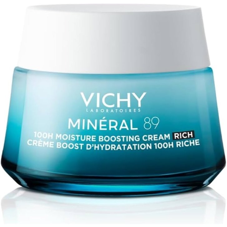 Vichy Mineral 89 Crema Fresca Idratante 72h con Acido Ialuronico e Squalano Tubo 40ml - Vichy