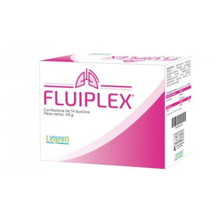 Fluiplex Integratore per Vie Respiratorie 14 Bustine - Laboratori Legren Fluiplex Integratore per Vie Respiratorie 14 Bustine - Laboratori Legren